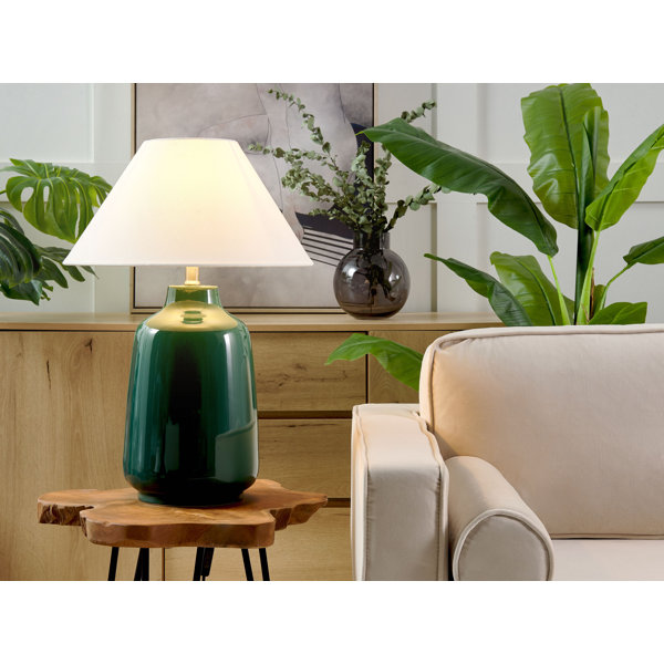 Emerald green clearance table lamp